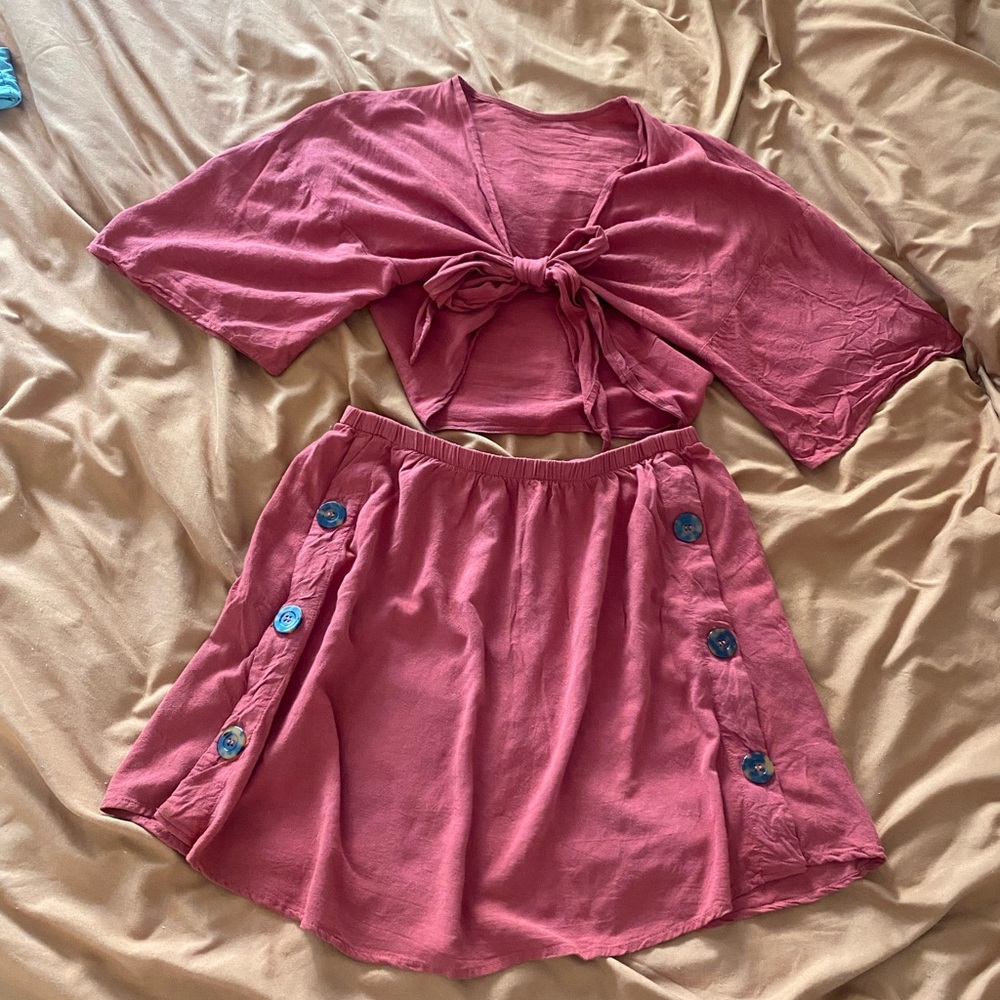 Toluca swim cover up set